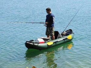 pesca de kayak inflable